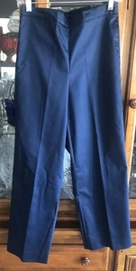 alfred dunner Classic Fit Pant Pullon Pant Navy Blue 6P Petite Comfort Waist NWT - Picture 1 of 15