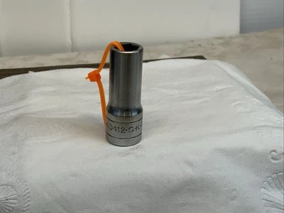 S-K 40412, 3/8 Deep 6pt 3/8in. Socket,  1-3/4in. tall, USA Made - ORANGE Tag - Image 1 of 4