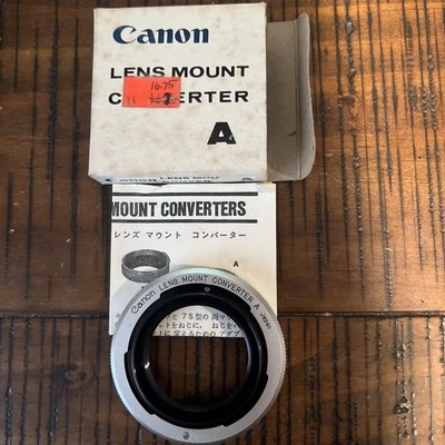 Canon Lens Mount Converter A L39 lens to Canon FL/FD Adapter (#002) - Image 1 of 4