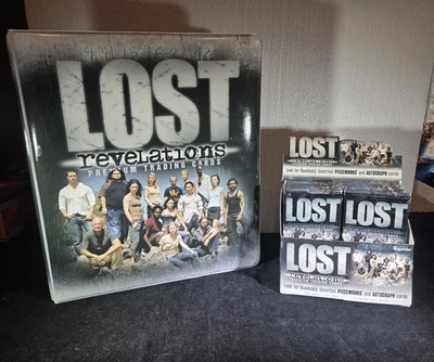 Tarjetas coleccionables premium de Lost Revelations - Caja abierta de 20 paquetes sellados y carpeta Foto 1 de 4
