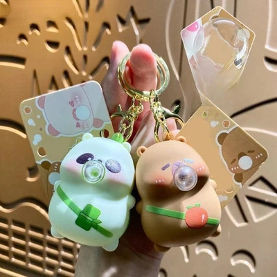 Creative Keychain with Bubble Design Perfect for Personalizing Bags and Keys - Image 1 of 4