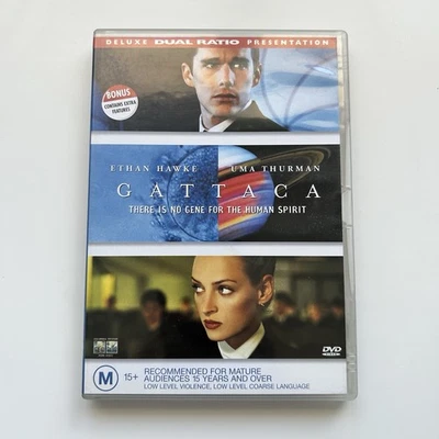 Gattaca Ethan Hawke Uma Thurman Jude Law 1999 Sci-Fi DVD Region 4 - Image 1 of 4