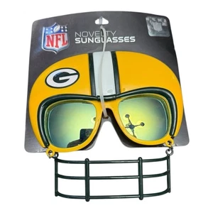 Green Bay Packers NFL Neuheit Sonnenbrille Helm Fan Ausrüstung neu mit Etikett - Bild 1 von 3