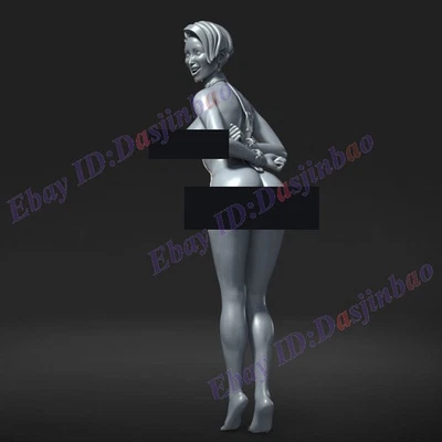 Bound Short Hair Woman NSFW 1/8 1/4 1/2 3D Print Model Kit Unpainted Unassembled - Image 1 of 2