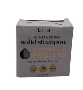 NIB Kitsch Strengthening, Solid Protein Shampoo, Rice Water - NEW - Picture 1 of 3