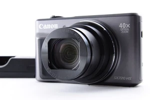 Canon PowerShot SX720 HS Black Excellent+5 Compat Digital Camera 16.1MP Y2745 - Picture 1 of 19