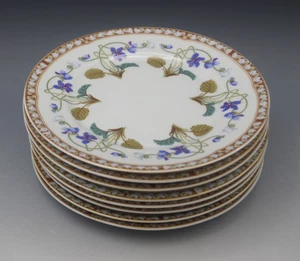 HAVILAND LIMOGES IMPERATRICE EUGENIE PORCELAIN 8 BREAD AND BUTTER PLATES 6 3/8 - Picture 1 of 14