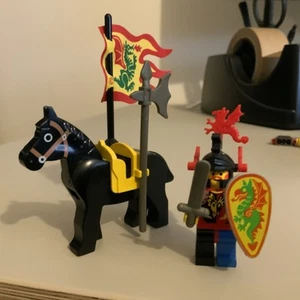 LEGO Castillo Caballeros Dragón Maestro Dragón Minifigura CAS219 con Caballo - 6076 - Imagen 1 de 6