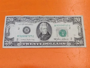 ⭐️⭐️⭐️⭐️⭐️ 1985 (B) $20 Twenty Dollar Bill US Federal Reserve Note - New York - Picture 1 of 6