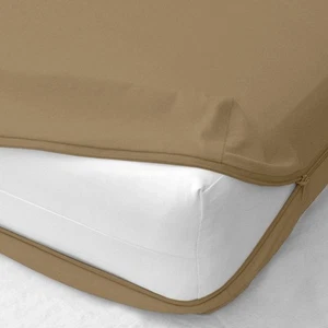 Full Size Zipper Fitted Sheet 8 Inch Deep Pocket - 1 Piece Zipper Fitted Shee... - Picture 1 of 3