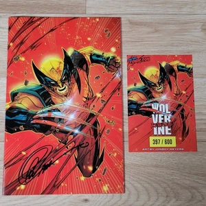 Wolverine #1 Virgin Jonboy Meyers Signed Greg Capullo Marvel Comics LTD 600 NM - Picture 1 of 12