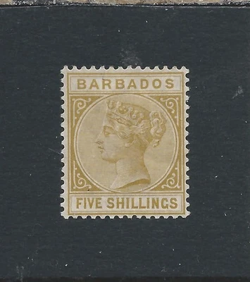 BARBADOS 1882-86 5s BISTRE COMO NUEVO SG 103 CAT 170€ Foto 1 de 2