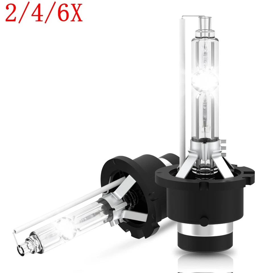 2/4/6X D2S 55W 6000K HID Xenón Repuesto Bombillas Faro Luz Baja/Alta Foto 1 de 4