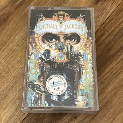 Michael Jackson - Dangerous - Music Cassette Tape 1991 VGC Free Postage - Image 1 of 4