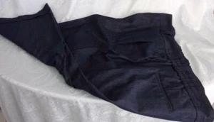 Larry Levine 77% algodón/20% poli/3% spandex para mujer Capris talla 22W azul oscuro - Imagen 1 de 8