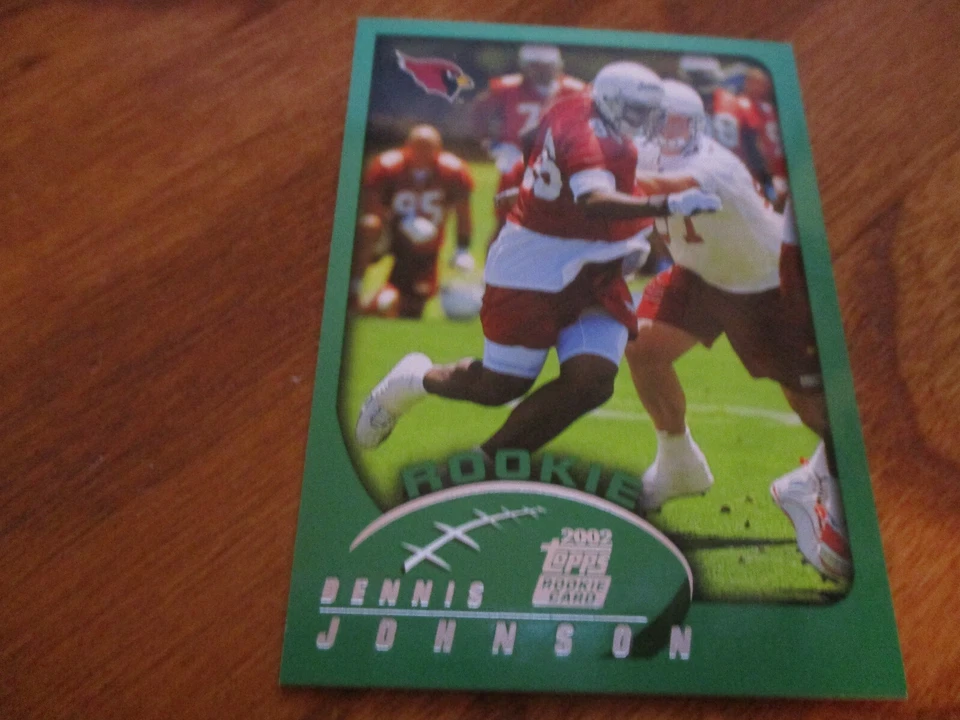 dennis johnson (arizona cardinals - de) 2002 topps ROOKIE CARD #327 nr/mint - Image 1 of 1