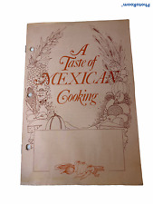Livret de cuisine mexicaine A Taste of Mexican Vintage 1976