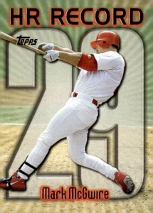 1999 Topps Home Run Parade Record #220 Mark McGwire Homer #29 Singles Set Break - Bild 1 von 2