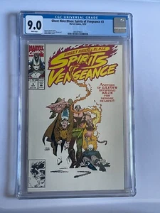 GHOST RIDER / BLAZE: SPIRITS OF VENGEANCE #3! ADAM KUBERT COVER! CGC 9.0! - Picture 1 of 4