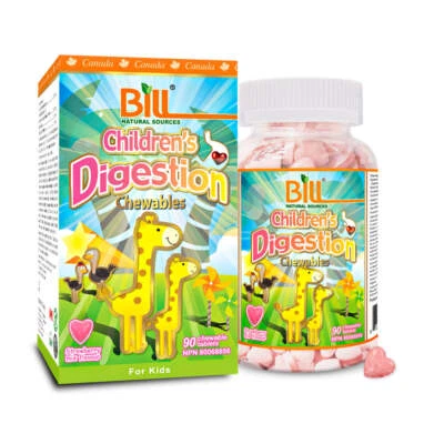 Bill Natural Sources Children's Digestion Appetite 90 Chewable Tablets NEW - Image 1 of 2