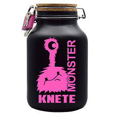 Spardose Geld Geschenk Ideen Monster Knete Schwarz Pink Größe XXL 3 Liter 