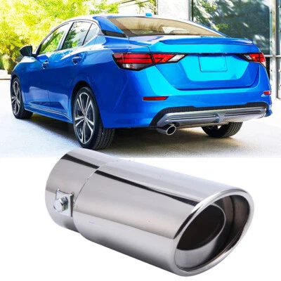 Punta silenciadora trasera tubo de escape trasero de acero inoxidable cromado para coche Nissan Sentra Foto 1 de 4