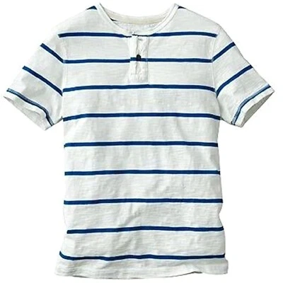 Alimentador para hombre Urban Pipeline blanco/azul a rayas Slubbed Henley - pequeño - nuevo con etiquetas Foto 1 de 2