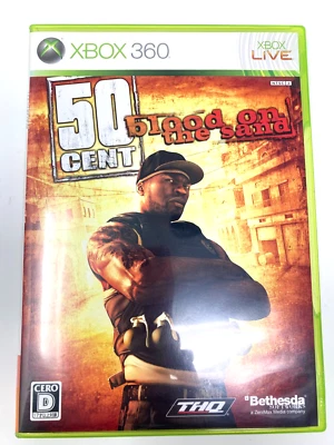 50 Cent Blood on the Sand Microsoft Xbox 360 CIB Japan import -Preowned - Image 1 of 3