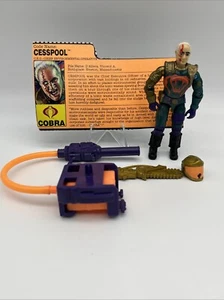 GI JOE COBRA CESSPOOL 95% KOMPLETT MIT KARTE ARAH NO PAINT WEAR LOOK - Bild 1 von 14
