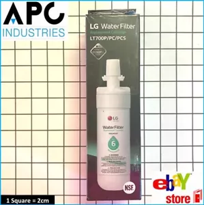 GENUINE LG FRIDGE WATER FILTER GRD907SL GRL219CPL GRL218 ADQ36006101 AGF80300702 - Foto 1 di 4