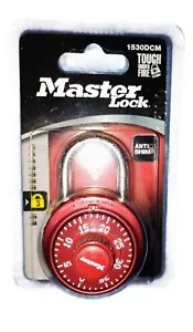 Master Lock Kurzwahl - 1500DCM Richtwerk - Rot/Silber Anti-Shim - Bild 1 von 3
