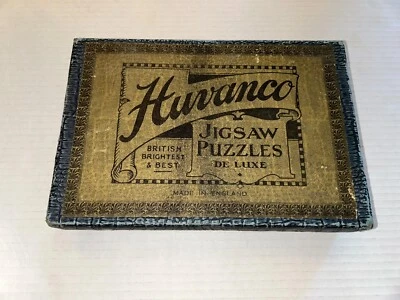 VERY RARE Vintage 1920's HUVANCO JIGSAW PUZZLE DE LUXE IN A GARDEN FAIR AMAZING - Image 1 of 4