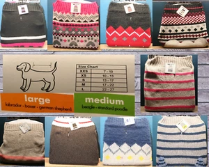 PET DOG SWEATER SIZE M 17-22 & L 22-27 FREE FAST SHIPPING (Y) - Picture 1 of 22