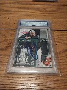 2019 Brandon Hyde Baltimore Orioles Manager Signed IP PSA Auto Only O's Card - Picture 1 of 3