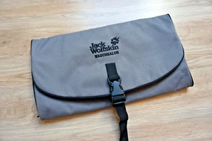 Jack Wolfskin Waschsalon Kulturtasche Aufhängetasche Urlaub Wandern NEU grau - Bild 1 von 4