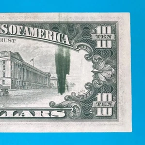 Ink Smear $1 One Dollar Bill 1981A Series : A 67896270 A 💵 - Picture 1 of 3