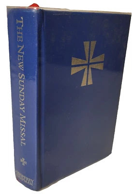 Vintage 1987 The New Sunday Missal Catholic Blue Cover - image 1 of 4