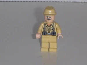 Lego Indiana Jones German Soldier MINIFIGURE with Moustache new 7622 - Picture 1 of 2
