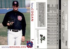 Tony Cogan 2002 Grandstand Wichita Wranglers #21 Card *AutographDen*