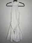 Robe porte-ceintures au crochet blanc Michael Kors petite neuve avec étiquettes