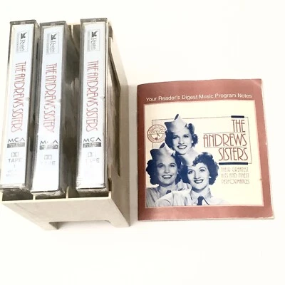 The Andrew Sisters 3 Cassette Vintage Collectors Edition Their Greatest Hits - Image 1 of 4