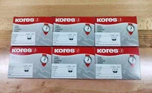 LOT 6 Kores KOR106BR Victor 600 Replacement Ribbon Black/Red Sealed 1/2" X 14' - Afbeelding 1 van 2