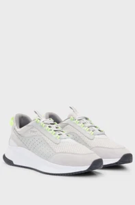 Boss Sneaker Herren Grau Freizeit Sneaker mit Logo - TTNM Evo Runn - Bild 1 von 8