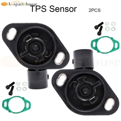 2x Throttle Position Sensor For 1988-89 Acura Integra Honda Accord Civic D16A1 - Image 1 of 4