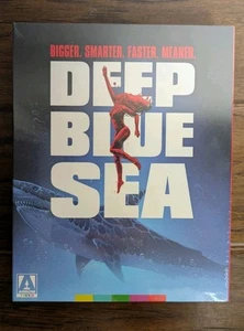 BN! Deep Blue Sea Limited Edition OOP Blu-ray Box Set Arrow Video w/ Book + Art - Picture 1 of 6