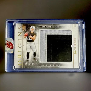 JACK BECH - 2025 ORIGINS - ROOKIE 2 COLOR PATCH  /199 (RC) - RAIDERS - Picture 1 of 3