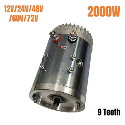 2KW Motor Hydraulic Pump Lifting Platform Power Unit Motor DC12V/24V/48V/60V/72V - Image 1 of 4