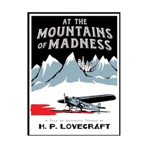 H.P. Lovecraft Ruf des Cthulhu Berge des Wahnsinns Buchcover T-Shirt (M) Neu - Bild 1 von 1