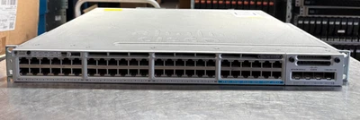 WS-C3850-12X48U-S Cisco Catalyst  48-Port Ethernet Switch w/ C3850-NM-2-10G - Image 1 of 4