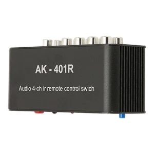 4 Way Switcher Multifunktional 4 In 1 Out Stereo Selector HY - Bild 1 von 23